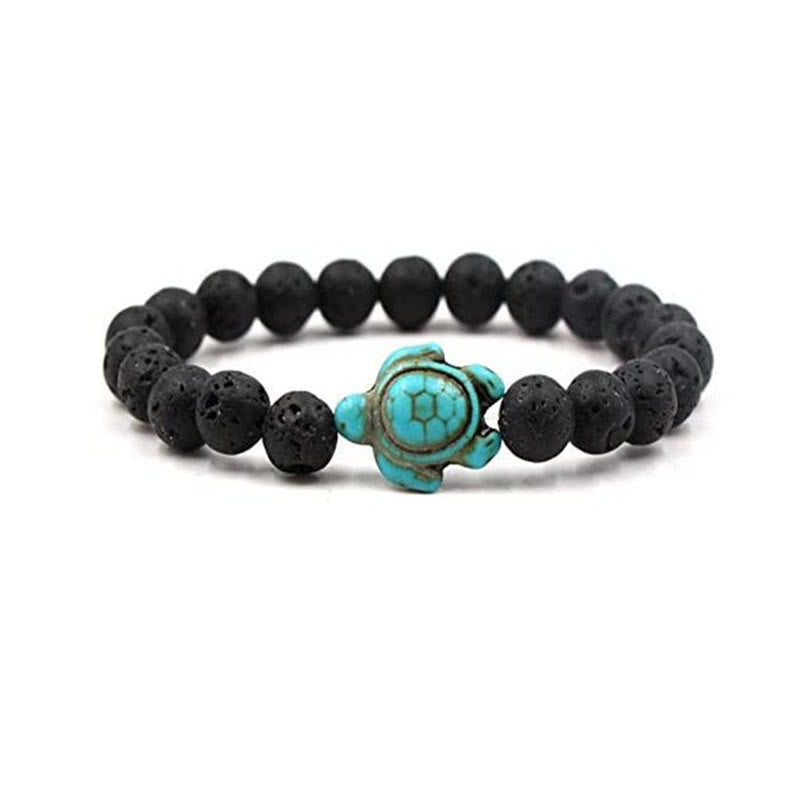 Olivenorma Sea Turtle Protection Bracelet with Card - Lava Stone - With Card - image 12