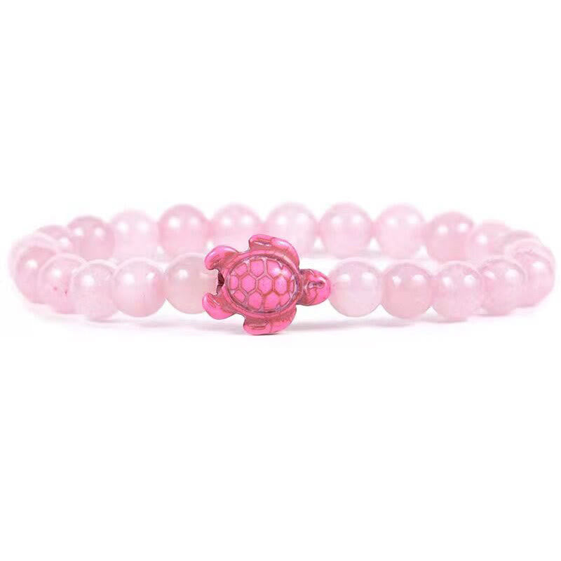Olivenorma Sea Turtle Protection Bracelet with Card - Rose Quartz - With Card - image 8