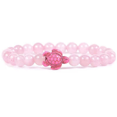 Olivenorma Sea Turtle Protection Bracelet with Card - Rose Quartz - With Card - image 8