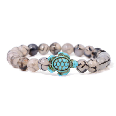Olivenorma Sea Turtle Protection Bracelet with Card - Dragon Pattern Agate - With Card - image 26