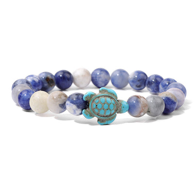 Olivenorma Sea Turtle Protection Bracelet with Card - Sodalite - With Card - image 18