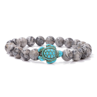 Olivenorma Sea Turtle Protection Bracelet with Card - Map Stone - With Card - image 33