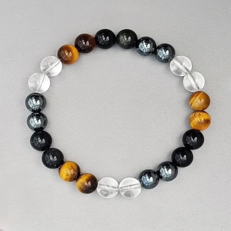 Olivenorma Natural Stone Beads Quadruple Protection Bracelet