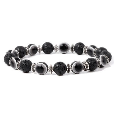 Olivenorma Evil Eye Natural Stone Beads Bracelet