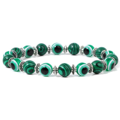 Olivenorma Evil Eye Natural Stone Beads Bracelet