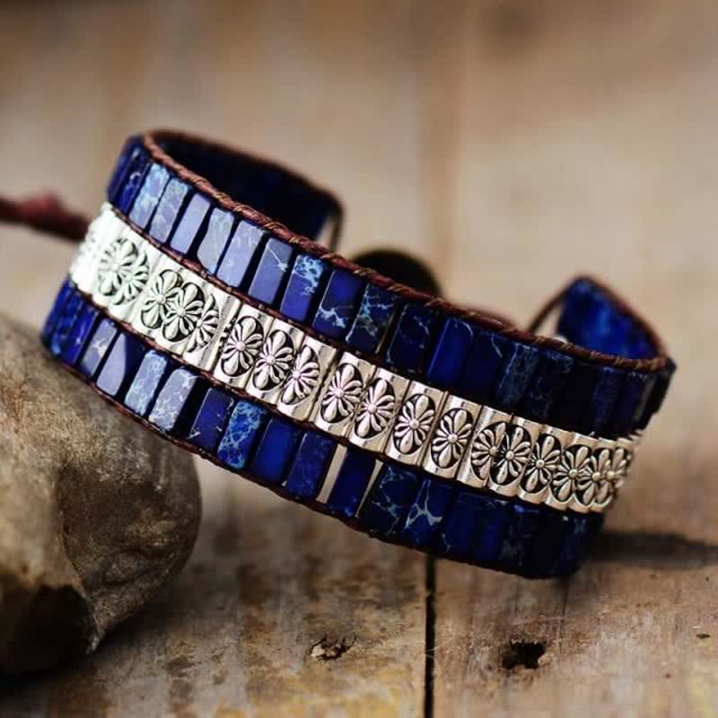 Olivenorma Emperor Stone Boho Adjustable Wrap Bracelet