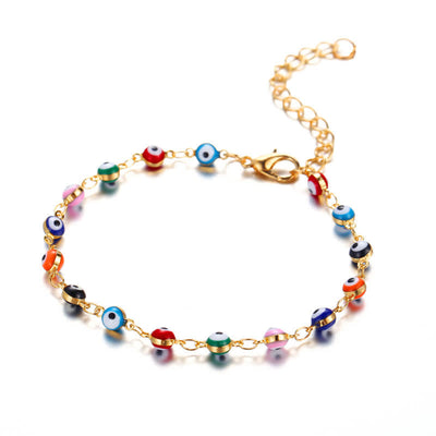 Olivenorma Evil Eye Pendant Alloy Anklet