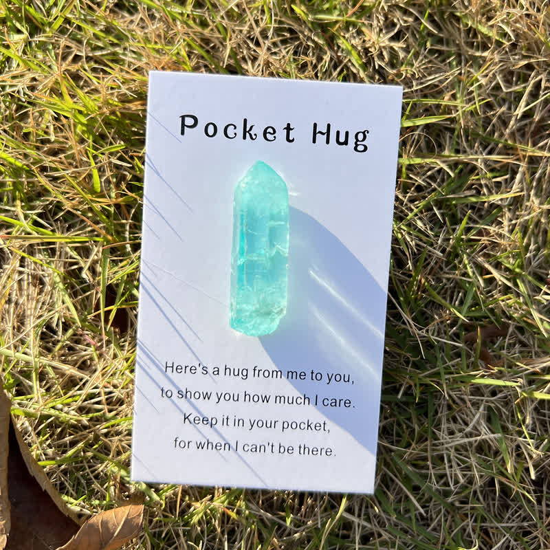 Olivenorma Crystal Column Cuddle Love Letter Gemstone Decoration - image 2