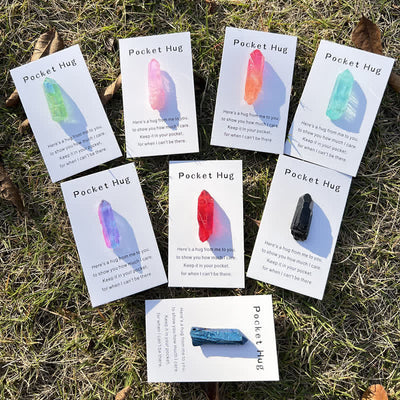 Olivenorma Crystal Column Cuddle Love Letter Gemstone Decoration - image 0