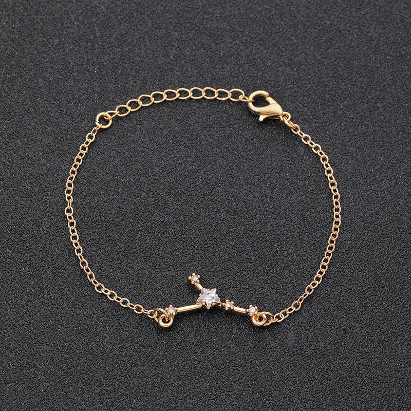 Olivenorma Twelve Constellation Astrology Jewelry Zodiac Bracelet