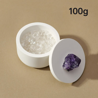 Olivenorma Natural Crystal Gravel Gypsum Demagnetizing Bowl