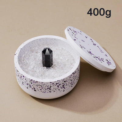 Olivenorma Natural Crystal Gravel Gypsum Demagnetizing Bowl