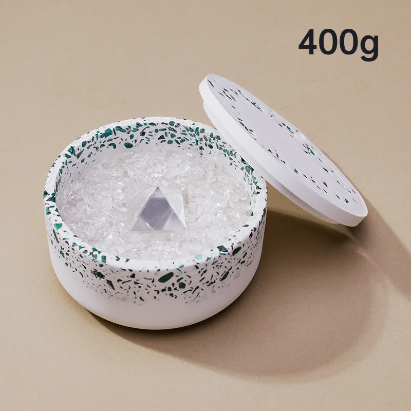 Olivenorma Natural Crystal Gravel Gypsum Demagnetizing Bowl