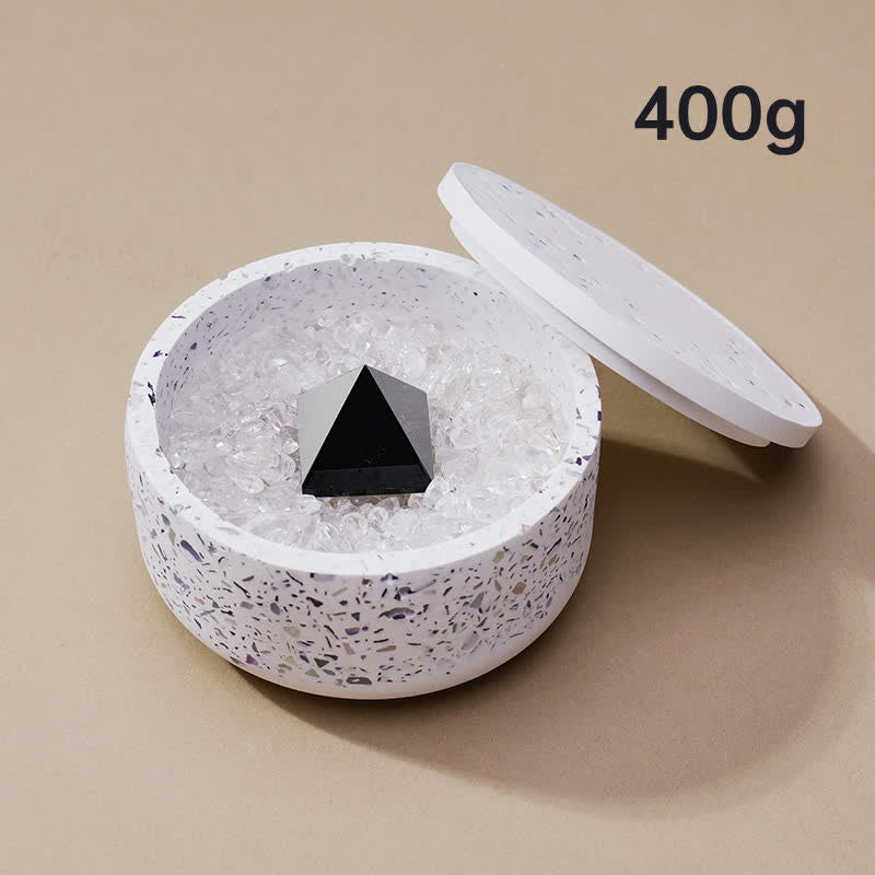 Olivenorma Natural Crystal Gravel Gypsum Demagnetizing Bowl