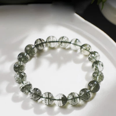 Olivenorma 7A Green Phantom Quartz Beaded Bracelet - image 3
