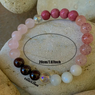 Olivenorma "Attract Love" Natural Stone Beads Bracelet - image 3