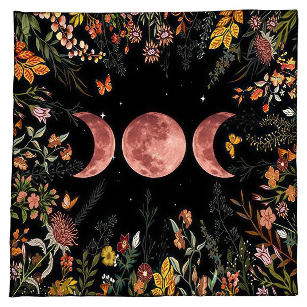 Olivenorma Astrology Flowers Moon & Sun Cloth Tarot Tablecloth - image 25