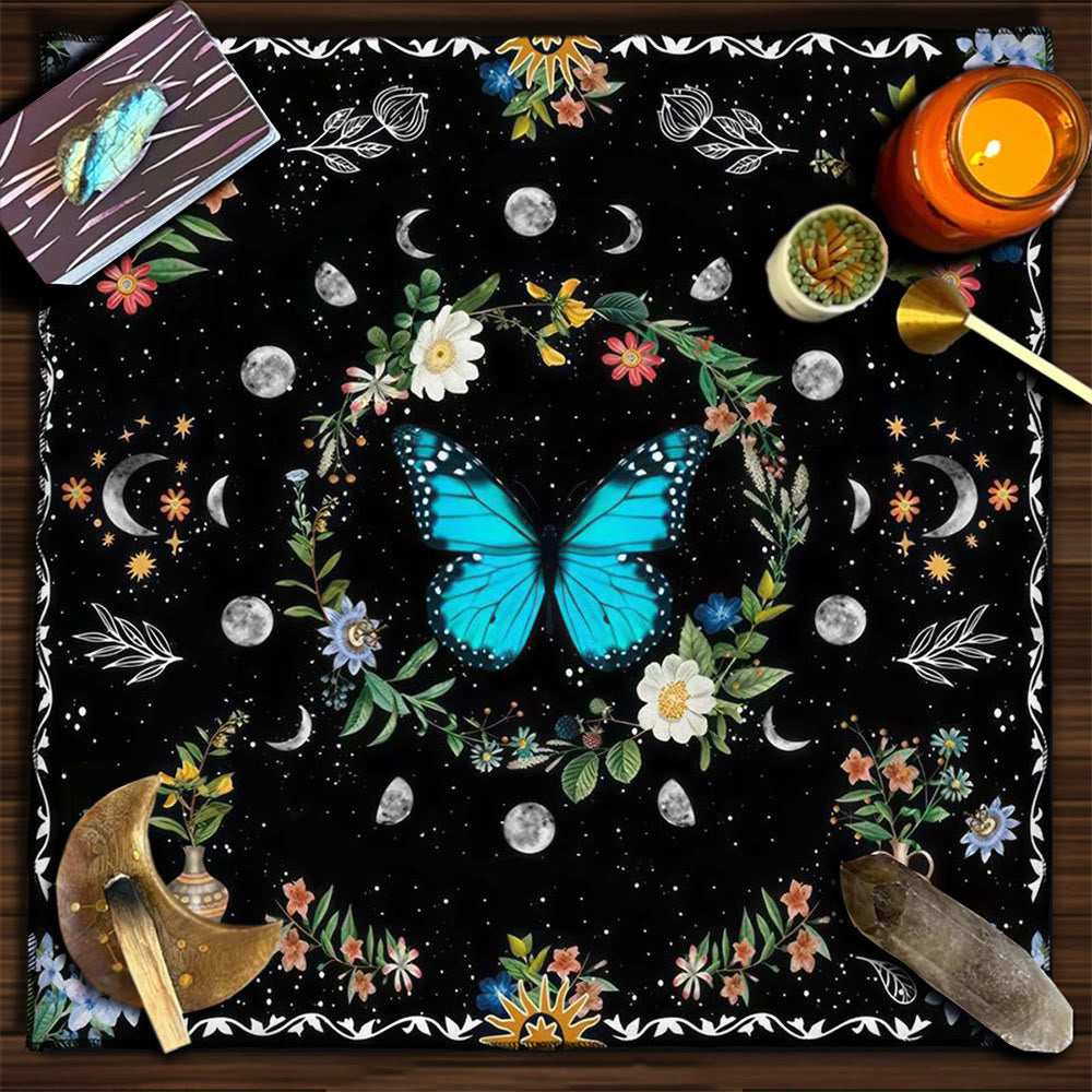 Olivenorma Mandala Moon Phase Divination Tarot Tablecloth