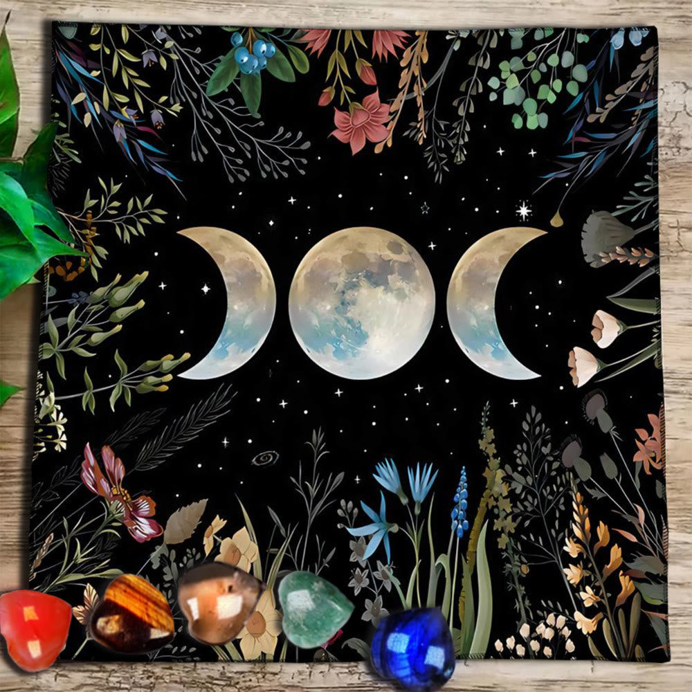 Olivenorma Mandala Moon Phase Divination Tarot Tablecloth