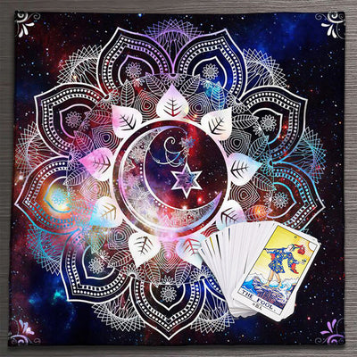 Olivenorma Mandala Moon Phase Divination Tarot Tablecloth