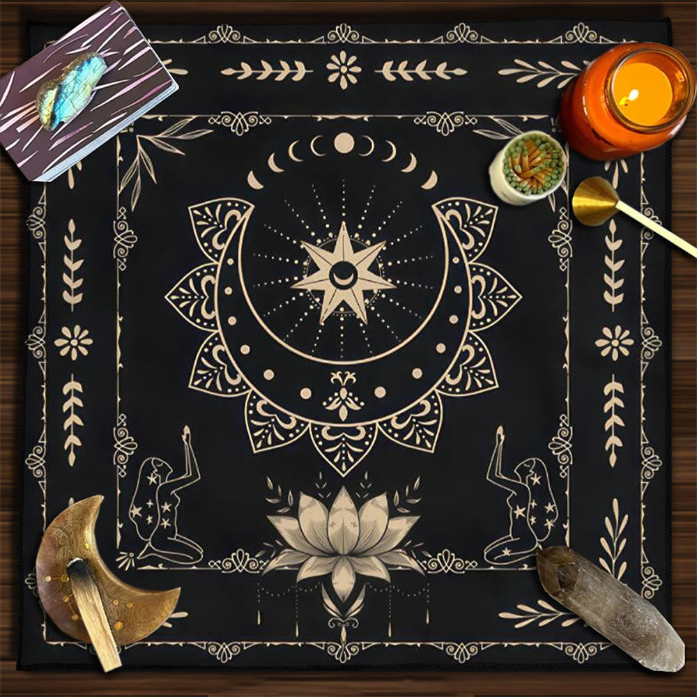 Olivenorma Yggdrasil Sacred Tree Mysterious Tarot Tablecloth