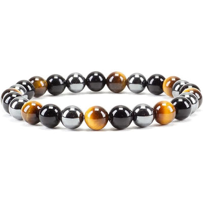 Olivenorma 8mm Natural Stone Beaded Women Men Bracelet