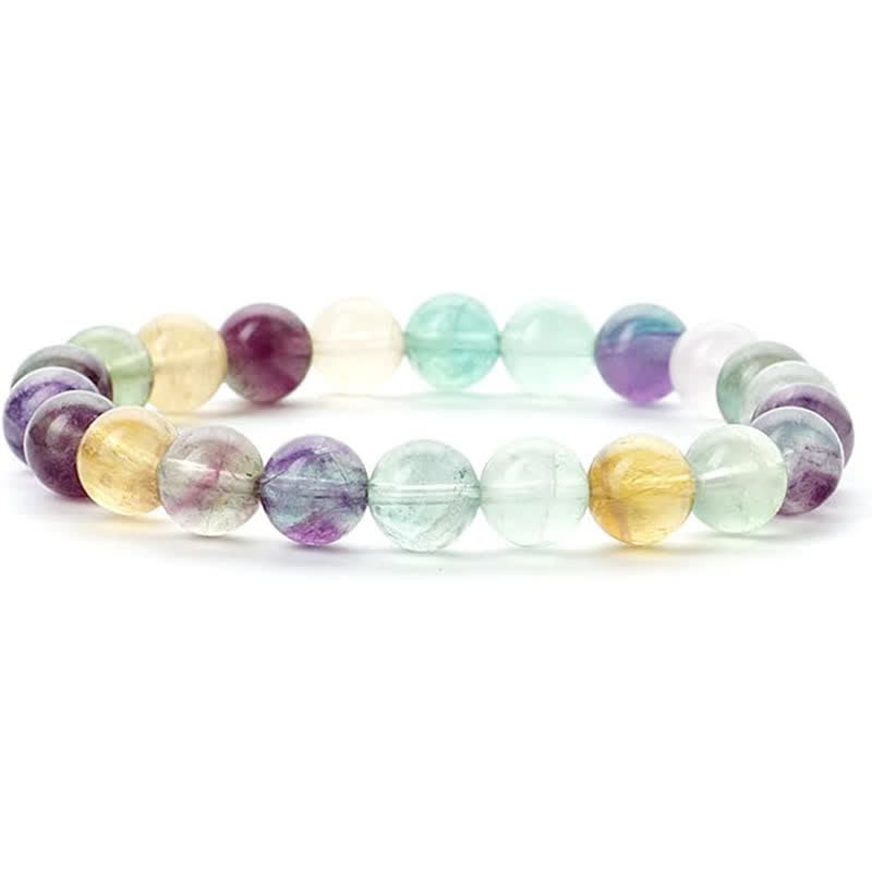 Olivenorma 8mm Natural Stone Beaded Women Men Bracelet