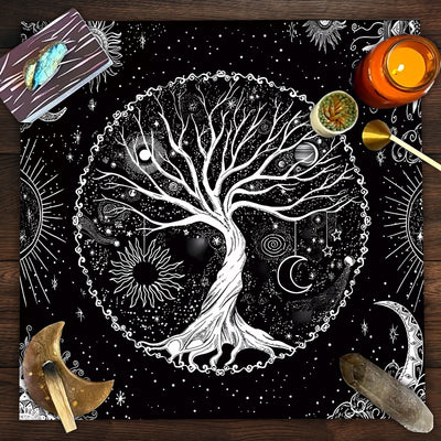 Olivenorma Tree of Life Divination Tarot Tablecloth