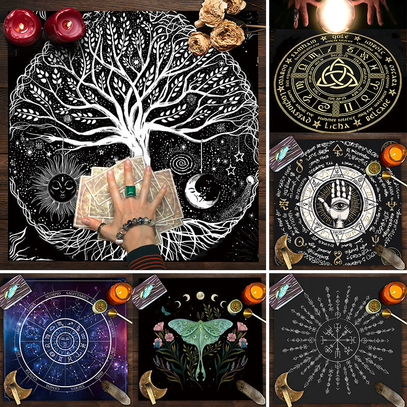 Olivenorma Horoscope Sign Zodiac Tarot Tablecloth