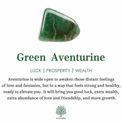 Olivenorma Green Aventurine Handwound Sun Suncatcher Wind Chime