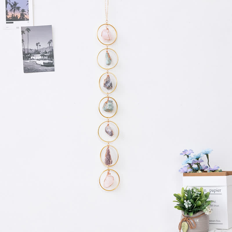 Olivenorma Natural Stone Pendant Wall Decor Wind Chime