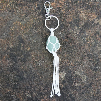 Olivenorma Raw Gemstone Tassel Car Hanging Ornament