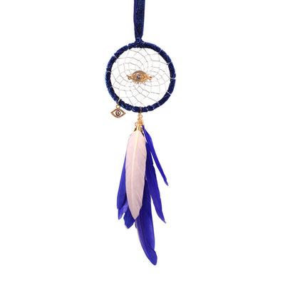 Olivenorma Evil Eye Dream Catcher Feather Tassel Hanging Ornament