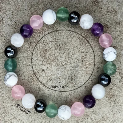 Olivenorma Multicolor Natural Stone Beads Bracelet