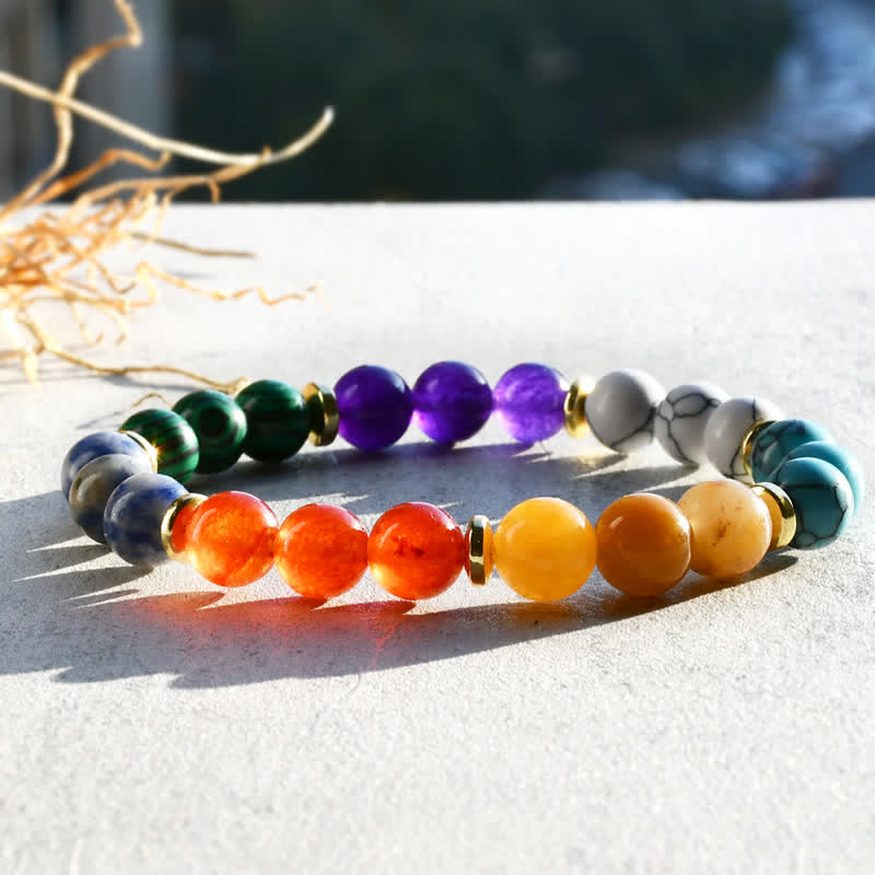 Olivenorma Chakra Beaded Bracelet