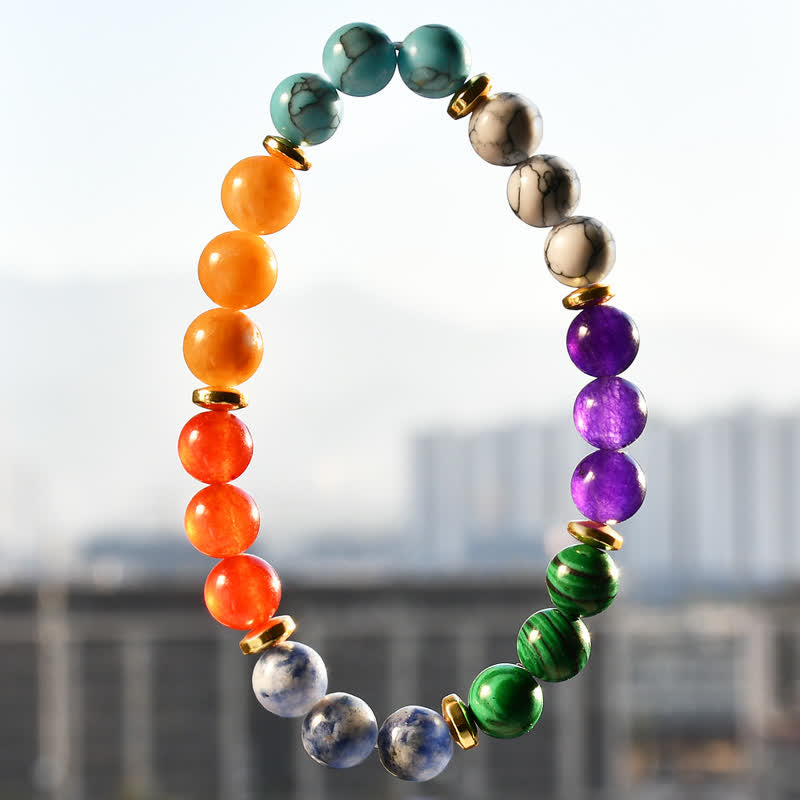 Olivenorma Chakra Beaded Bracelet