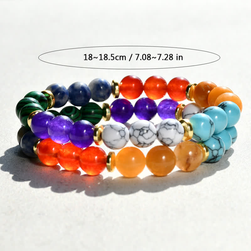 Olivenorma Chakra Beaded Bracelet