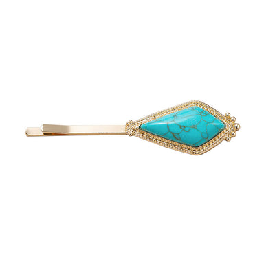 Olivenorma Luxury Turquoise Metal Bobby Pins Hairpin