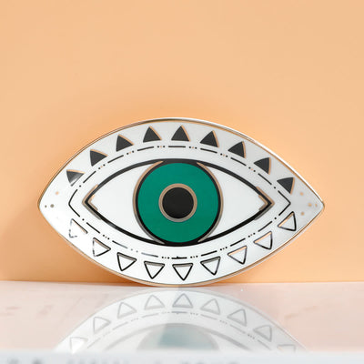 Olivenorma Evil Eye Ceramic Jewelry Dish Tray Holder