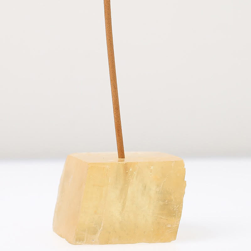 Olivenorma Rough Gemstone Incense Stick Holder