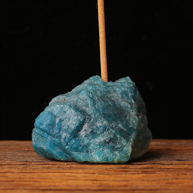 Olivenorma Rough Gemstone Incense Stick Holder