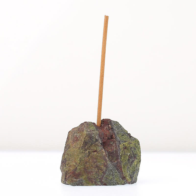 Olivenorma Rough Gemstone Incense Stick Holder