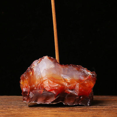 Olivenorma Rough Gemstone Incense Stick Holder