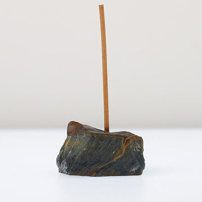 Olivenorma Rough Gemstone Incense Stick Holder