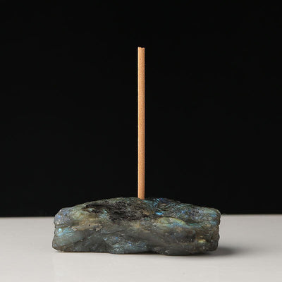 Olivenorma Rough Gemstone Incense Stick Holder