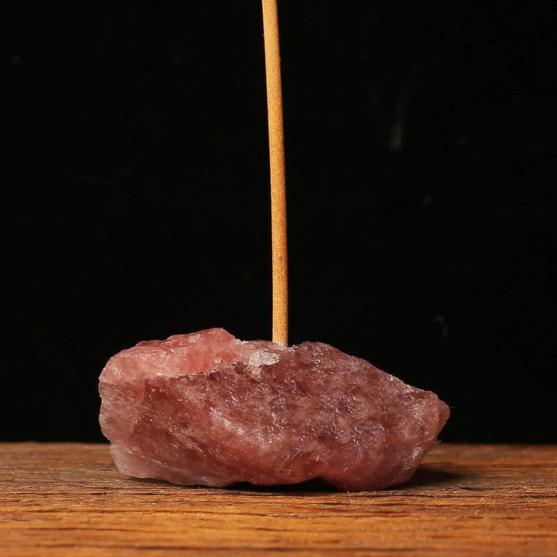 Olivenorma Rough Gemstone Incense Stick Holder