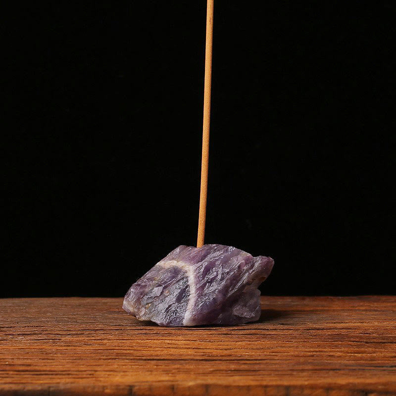 Olivenorma Rough Gemstone Incense Stick Holder