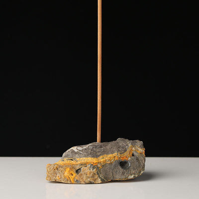 Olivenorma Rough Gemstone Incense Stick Holder