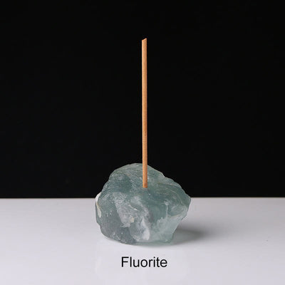 Olivenorma Rough Gemstone Incense Stick Holder