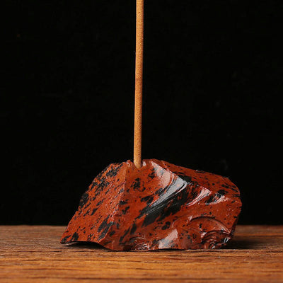 Olivenorma Rough Gemstone Incense Stick Holder